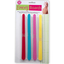 Colorful Emery Boards Set (12 pack) - £5.38 GBP