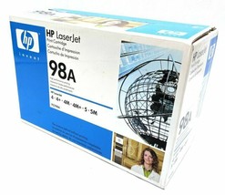 GENUINE HP 98A (92298A) LaserJet Black Print Cartridge New Sealed - $469.60 MXN