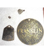 Franklin Vibrating Shuttle Front &amp; Rear Arm Cover Plates Used Working Parts - £19.87 GBP