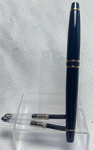 Waterman Paris France Black Fountain Pen Made In France With Two Cartridges - £62.97 GBP