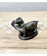 Vintage Pewter Dachshund Dog 1982 Little Gallery Hallmark Weiner Dog Fig... - $14.03