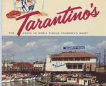 Tarantino&#39;s Menu Fine Foods on Famous Fisherman&#39;s Wharf San Francisco Ca... - $34.61