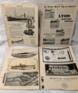 1920&#39;S MOTOR BOATING CRUISER YACHT BOAT BOOK PAGES ENGINES ANTIQUE REFER... - $31.53 CAD