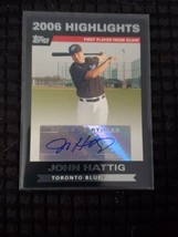 2007 Topps Highlights Autograph John Hattig HA JH Auto - £3.73 GBP