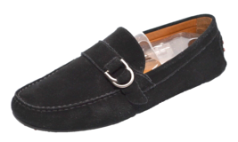 Aldo Men&#39;s Black Suede Loafer Driving Moccasins Shoes Size US 14 Good For Sz 12 - £29.26 GBP