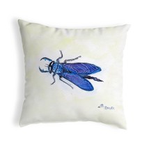 Betsy Drake House Fly No Cord Pillow 18x18 - £42.63 GBP