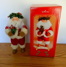 Hallmark 12&quot; Santa Claus Père Noël standing figure Christmas Holiday ori... - £15.64 GBP