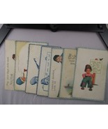 VINTAGE Dutch Boy &amp; Girl Humorous Postcards set of 9 - $16.12 CAD