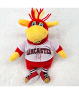 Lancaster Barnstormers Cylo Mascot Plush Cow MiLB Red 8&quot;  Stuffed Animal - £14.68 GBP