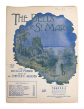 1942 The Bells of St. Mary Sheet Music Words Douglas Furber Music A. Emm... - £11.64 GBP