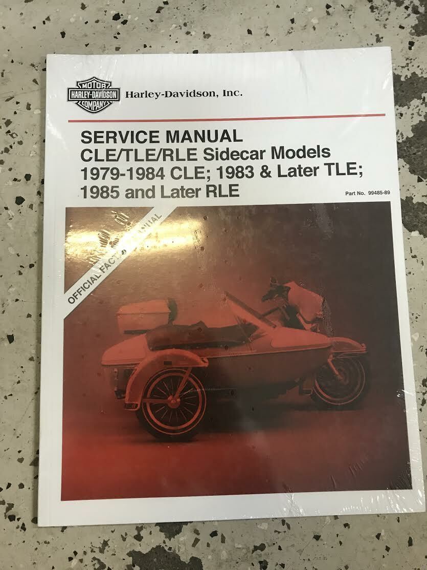 1979 1980 1981 1982 1983 1984 Harley Davidson CLE Sidecar Models Service Manual - $202.15