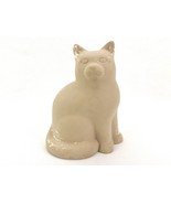 Porcelain Sitting Cat Figurine, Abstract, Ready To Paint, Porch, Garden,... - £15.66 GBP