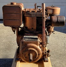 *PV) Vintage Briggs and Stratton 9HP 4 Cycle Rockford Clutch Gasoline En... - $346.49
