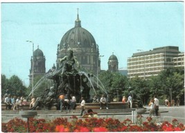 Germany Postcard Berlin Neptune&#39;s Fountain - $2.96