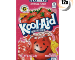 12x Packets Kool-Aid Strawberry Caffeine Free Soft Drink Mix | Fast Ship... - £7.69 GBP
