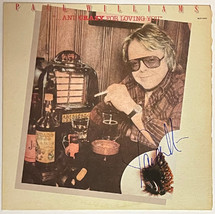 Paul Williams signed 1981 And Crazy For Loving You LP Album Cover Only (Firstlin - £66.52 GBP