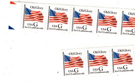 U S Stamps  Lot Of 8 Black G Stamps Scott #2888,1994 Old Glory VF MNH  - £2.78 GBP