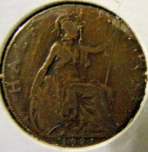 1921 Great Britain-Half Penny-Very Good detail - £1.19 GBP
