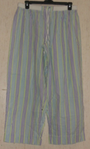 Excellent Womens Jockey Multi Color Stripe Pajama / Lounge Pants Size Xxl - £18.35 GBP