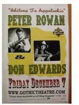 Don Edwards Peter Rowan Handbill Affiche - $8.96