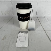 eBay Open Online Ceramic Travel Coffee 14oz Mug Tumbler with Silicone Tea Bag - £7.12 GBP