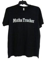 Big Rig &#39;Mutha Trucker&#39; Graphic Trucker T-Shirt Men&#39;s Size Large Black - $8.99