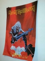 1993 IRON MAIDEN Fear of the Dark Live Wall Hanging Banner appx 29 x 41 - £79.13 GBP