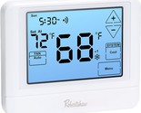 Thermostat With Touchscreen, Multi-Stage, 4 Heat/ 2 Cool,, Fi Programmab... - $105.98