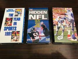 Sports illustrated  NFL Hidden Year In Sports Football Bloopers Lot VHS Video - $17.72