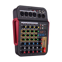 Digital 4 Channels Audio Mixer Mixing Console Built-In 48V Phantom Power B7P0 - £73.30 GBP