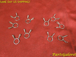 10 Hose Clamps, 10mm 3/8&quot; OD Hose, Motorcycle ATV Scooter - $0.99