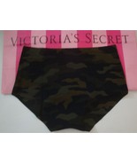 VICTORIA&#39;S SECRET PINK NO SHOW BOYSHORT SHORTIE PANTY GREEN CAMOUFLAGE C... - $282.52 MXN
