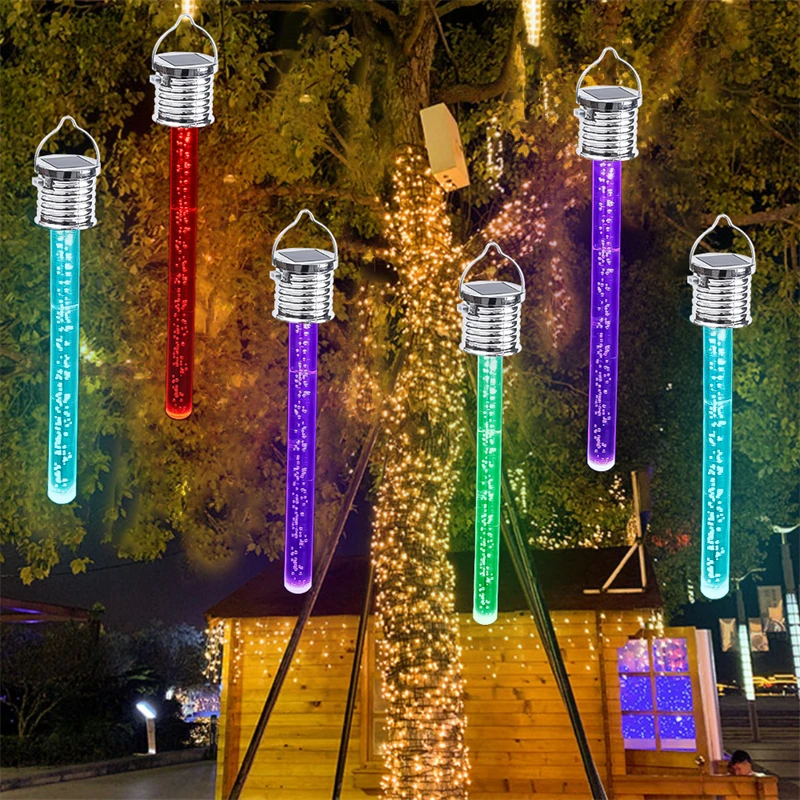 Ndant lights colorful outdoor garden acrylic stick solar lamp chandelier christmas thumb155 crop