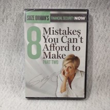  8 Mistakes You Can’t Afford To Make - Part Two 2 DVD Suze Orman Financial NEW! - £3.99 GBP