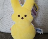 9&quot; Peeps Bunny Plush Yellow With Sprinkle Sides New With Tag - $7.92