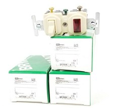 Lot Of 3 Nib Hubbell / Bryant 6405I Receptacle Combination Devices 15A 120VAC - $62.95