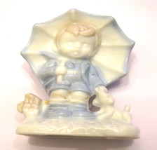 Baby Baby Ceramic Figure with Umbrella &amp; Dog Flower Dog Shorts-
show ori... - £11.99 GBP