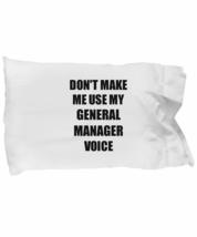 EzGift General Manager Pillowcase Coworker Gift Idea Funny Gag for Job Pillow Co - £17.49 GBP