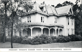 President Trumans Summer White House Independence Missouri Postcard Posted - £5.21 GBP