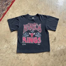 1991-1992 Chicago Bulls Masters of the Rings Graphic T-shirt - £55.30 GBP