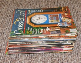 Lot 46 Cross Stitch! Magazine Bi-Monthly Patterns 1990-99 Vintage! +First Issue! - £47.09 GBP