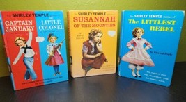 1930s Shirley Temple Edition Lot of 3 HC Books Susanna of The Mt Littlest Rebel - £39.55 GBP