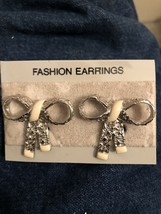 Clip On Earrings Vintage 1980s “ New Rare Adjustable Back American made￼ - £11.83 GBP