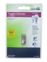 Leviton Toggle Switch Dimmer W/Slider Light Almond Beige Universal TSL06-1KT New - $24.75