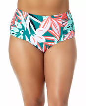 Bikini Swim Bottoms Zesty Tropical Print Plus Size 16W ANNE COLE $68 - NWT - £14.18 GBP