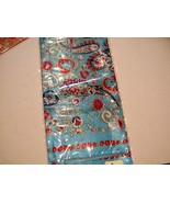 LADY&#39;S SCARF   BLUE WHITE RED FLORAL PATTERN - £4.67 GBP