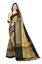 Womens Saree Cotton Silk Festival Wedding Party Printed Indian Sari paki... - $13.85