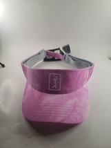 New PGA Tour Golf Ladies Tie-Dye Visor Pink New With Tags Moisture Wicking - £11.85 GBP