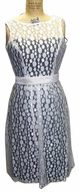 After Six 6631.... Special Occasion Dress....Black / Ivory lace...Size 2... - $24.00