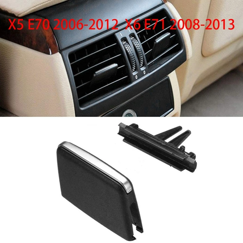 For- X5/X6 Air Vent Outlet Tab Clip , Rear Row Fresh Air Grille Clips For- X5 E7 - $51.47